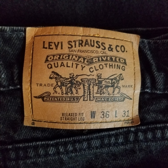 Mens Vintage Levis Jeans White Tab Made in USA Siz - Picture 4 of 12